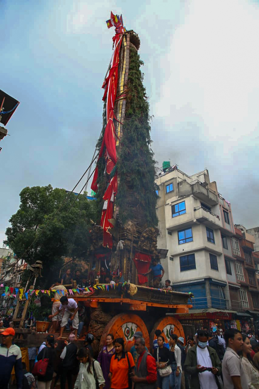 रातो मछिन्द्रनाथ रथयात्रा मंगलबजार क्षेत्रमा